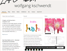 Tablet Screenshot of kschwendt.net